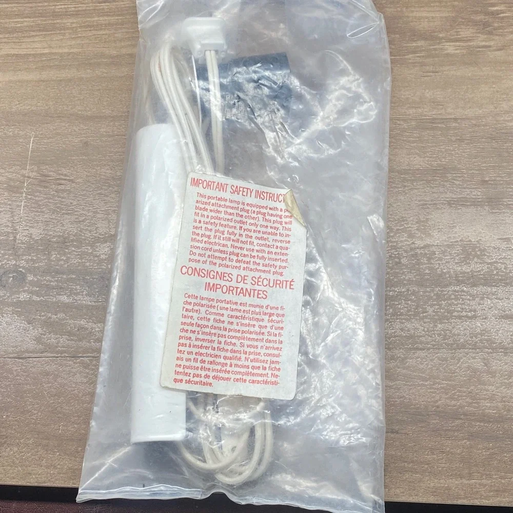 Vintage IKEA TID Multi-Use Light 503.326.10 White‎ Portable Task Lamp Sweden NEW